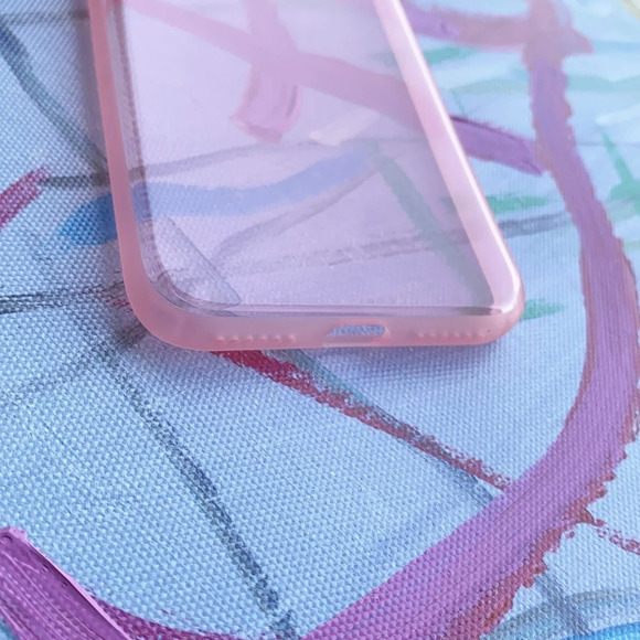 iPhone 7/8 Case Clear Pink Cover NEW - Picture 5 of 6